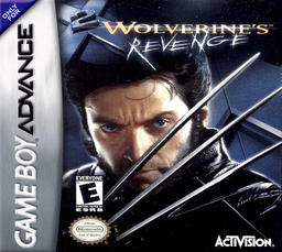 X2 Wolverines Revenge box art for GameBoy Advance
